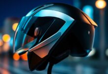 هدست بلوتوث کلاه ایمنی