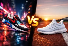 مقایسه ی کفش آدیداس و نایکی